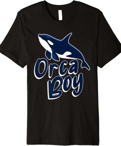 Kids Funny Whales Orca Boy Orcas Premium T-Shirt